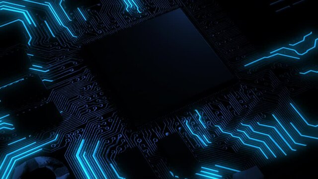 3D rendering circuit of Artificial Intelligence CPU 180 slow rotation