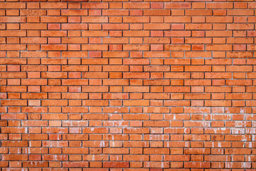Red wallbrick background texture or pattern