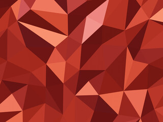 Abstract red triangle shape background