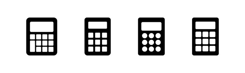 Calculator icons set. Calculator vector icon