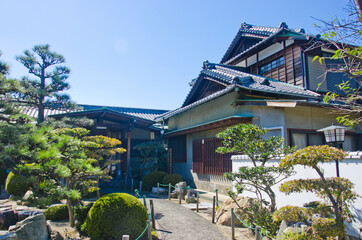 Fototapeta na wymiar Imabari Castle in Ehime Prefecture, Shikoku, Japan.