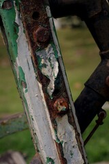 Rusty bicycle texture