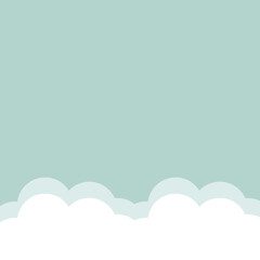 Sky blue background, vector illustration