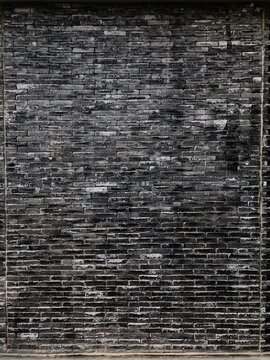 grunge style background with old brick, vertical wallpaper