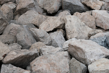 white stone for decoration the garden