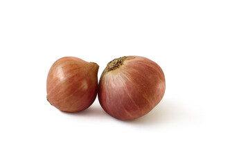 Red onion isolated on white backgroun