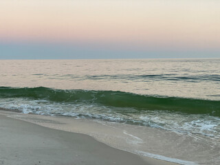 waves on the beach