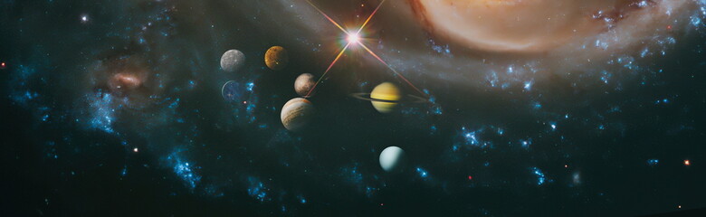 Sun, mercury, Venus, planet earth, Mars, Jupiter, Saturn, Uranus, Neptune. Solar system planet,...