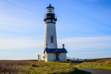 Fototapeta na wymiar Yaquina Head Lighthouse in Newport, Oregon