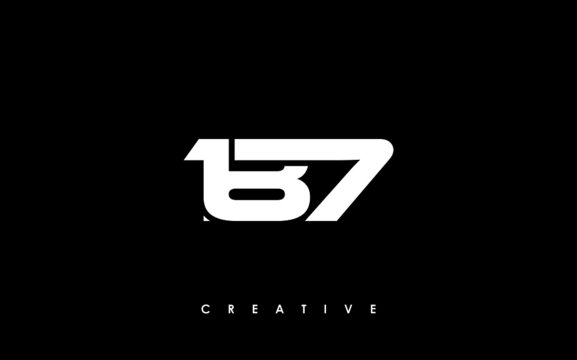 187 Letter Initial Logo Design Template Vector Illustration