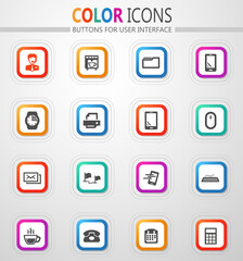 Office icons set