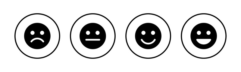 Smile icons set. Smile vector icon. Emoticon Icon vector. Emoji