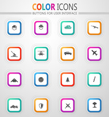 Military and war icons
