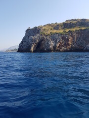 rocks and sea