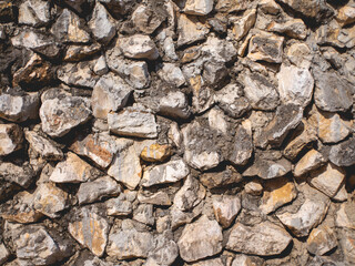 Stone wall at temple called 