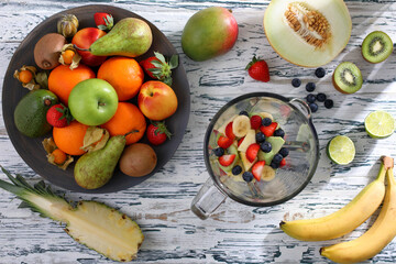 frullato di frutta fresca 