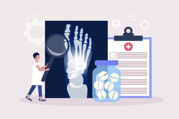 Rheumatology concept