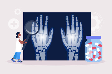 Rheumatology concept