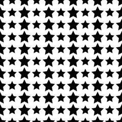 Seamless pattern with stars. Vector illustration.	