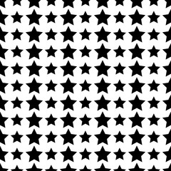 Seamless pattern with stars. Vector illustration.	