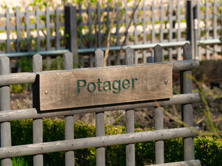 Entrée du potager