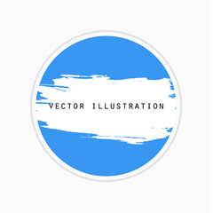 Fototapeta premium Grunge stamp mockup. Distressed ink style circle mark texture for your design.