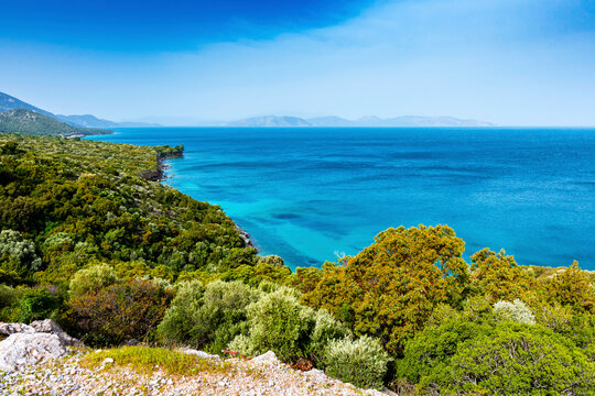 Dilek Peninsula National Park in Kusadasi Town of Turkey.