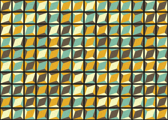 Abstract Geometric Pattern generative computational art illustration