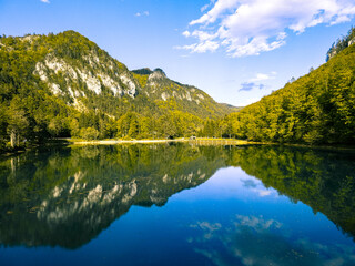 lake in the mountains