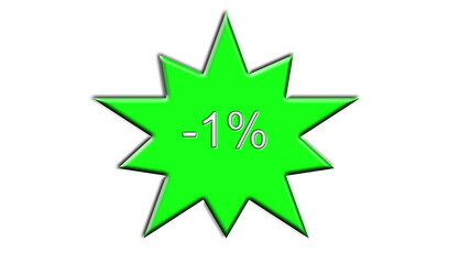 green star one percent discount