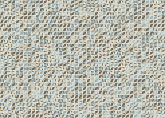 Abstract Geometric Pattern generative computational art illustration