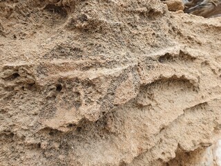 Sand stones in Cala Tarida, Ibiza