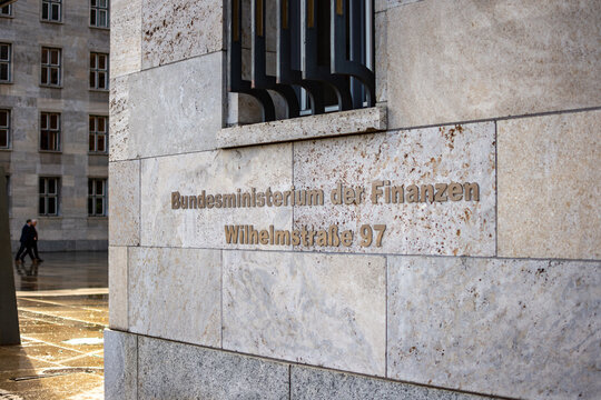 Headquarters of Federal Ministry of Finance of Germany, Bundesministerium der Finanzen, in Berlin, Germany on March 10, 2017
