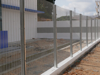 Anti-climb fencing made from galvanized steel install at the perimeter or property boundary to...