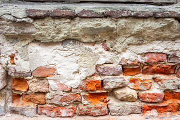 Old wall background. Old european  city