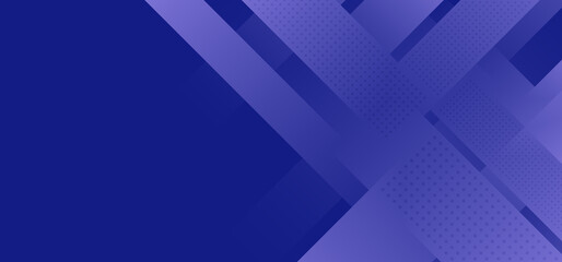 Abstract modern background blue diagonal stripes gradient color with halftone effect.