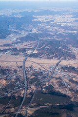 Landscape of Incheon, South Korea form airplane_05