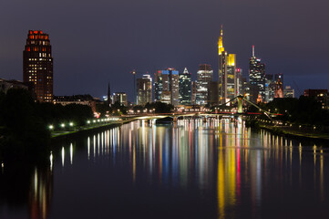 Obraz premium Skyline Frankfurt am Main