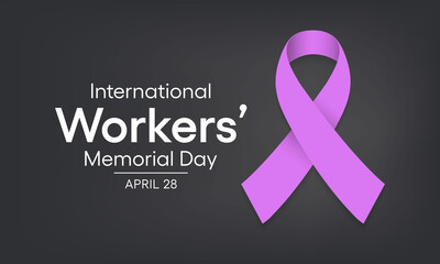 Vector illustration on the theme of International workers memorial day observed each year on April 28th across the globe.