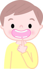 歯が抜け始めた子供