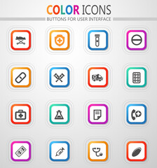Medical icons set