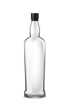 Tall Whiskey Bottle Composition