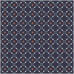 graphic pattern in vector with seamless texture on blue background