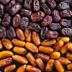 date fruit healthy tasty sweet dried fruit snack healthy meal top view copy space for text food background rustic image keto or paleo diet vegan or vegetarian food