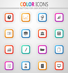 university icon set