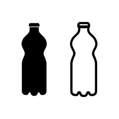 Bottle icon set. bottle vector icon