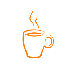 coffee cup  logo vector