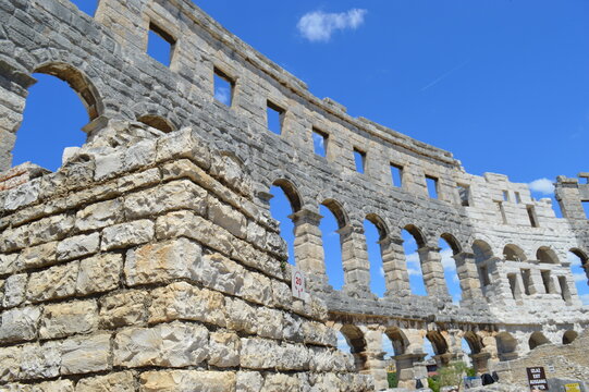 The roman amfiteater in Pula, Croatia