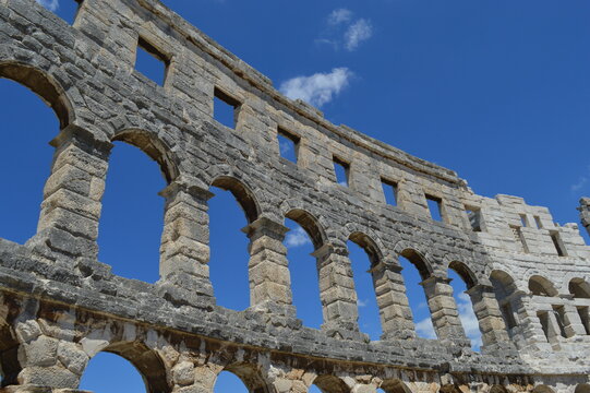 The roman amfiteater in Pula, Croatia