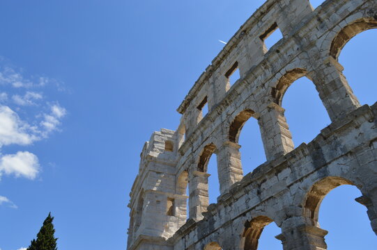 The roman amfiteater in Pula, Croatia